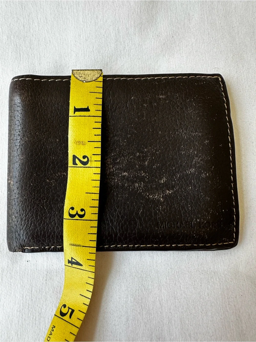 Michael Kors Brown Leather Bifold Wallet Men's Slim Card Holder